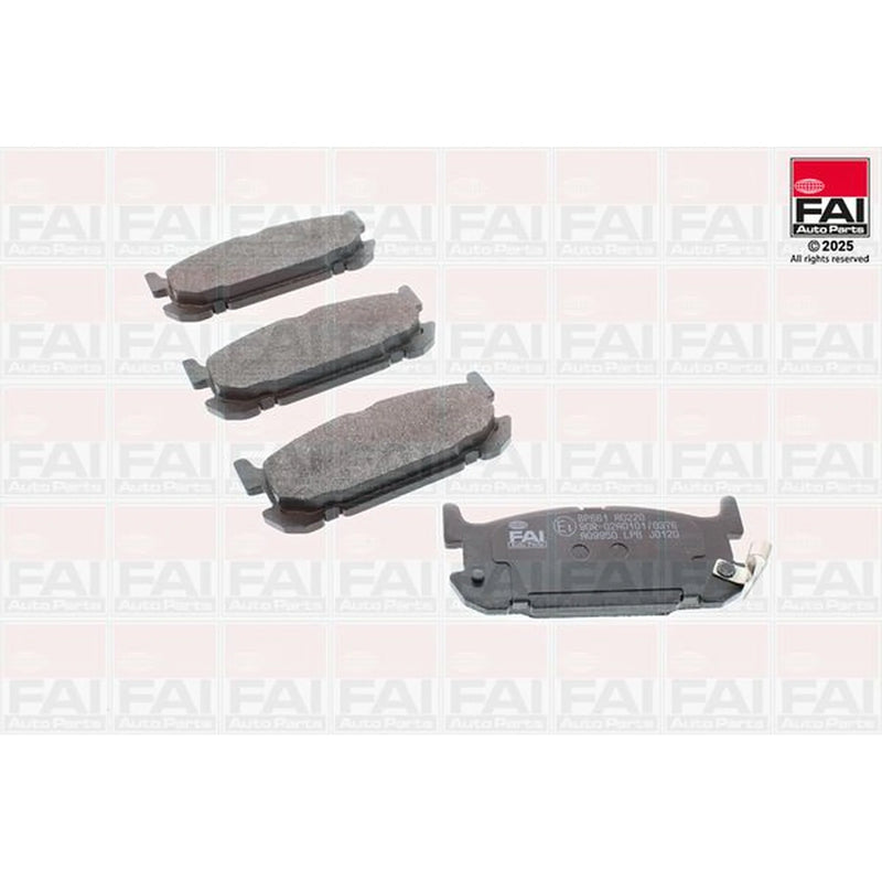 FAI Rear Brake Pad Set BP661