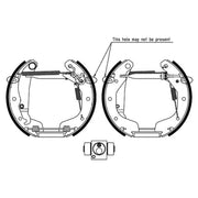 Mintex Brake Shoe Set Axle Kit MSP299