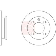 Apec 2 x Solid Front Brake Discs DSK133