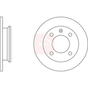 Apec 2 x Solid Front Brake Discs DSK133