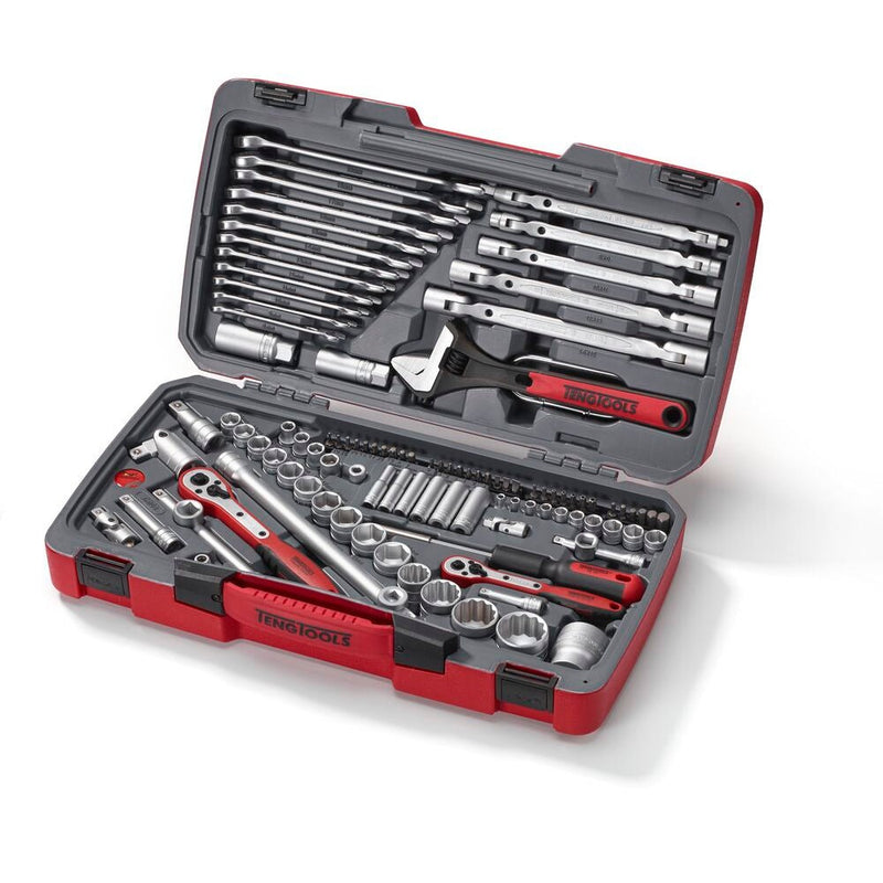 Teng Tools Socket Set MECCA PRO 106 Pieces 1/4" 3/8" 1/2" Drive