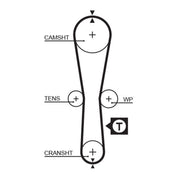 Gates Timing Belt & Water Pump Kit KP25454XS