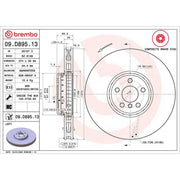Brembo 2 x Aluminium Front Brake Disc Hub Brake Discs 09.D895.13