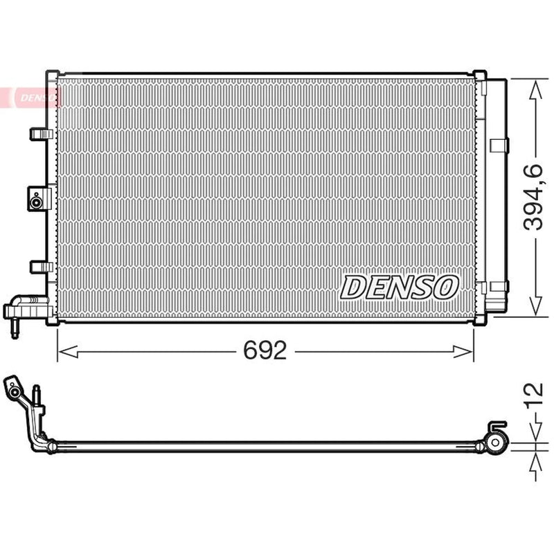 Denso Air Conditioning Condenser DCN10063