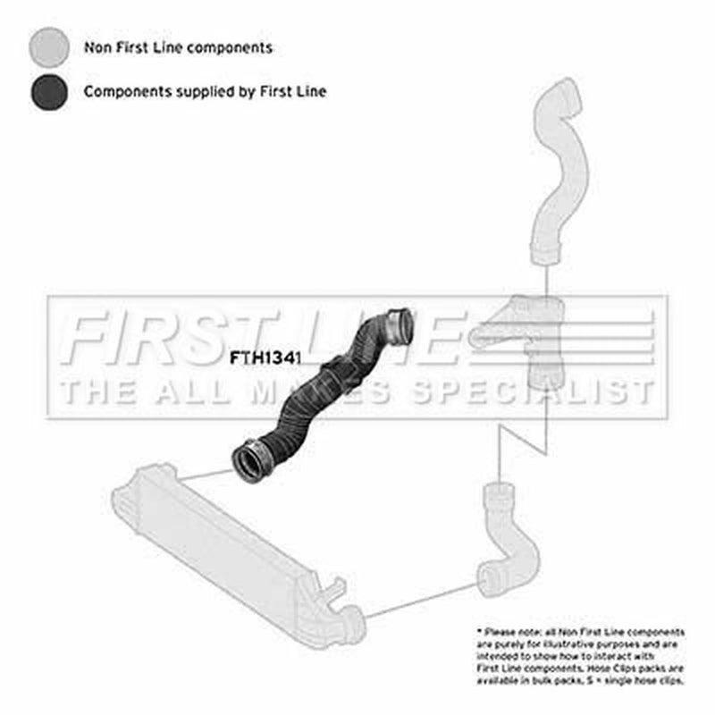 First Line Intercooler Turbo Charge Air Hose FTH1341