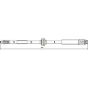 NAPA Brake Hydraulic Hose Line Rear NBH1075