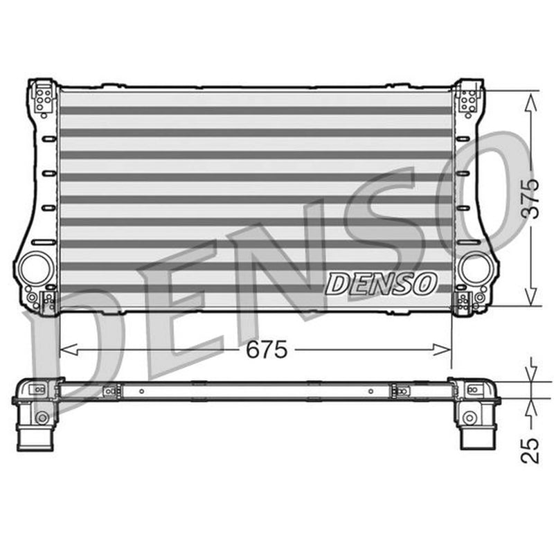 Denso Intercooler (Charge Air Cooler) DIT50006