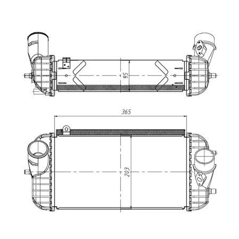 NRF Intercooler (Charge Air Cooler) 309066