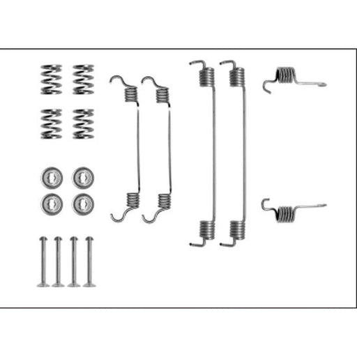 Textar Brake Shoe Accessory Kit Rear 97040800
