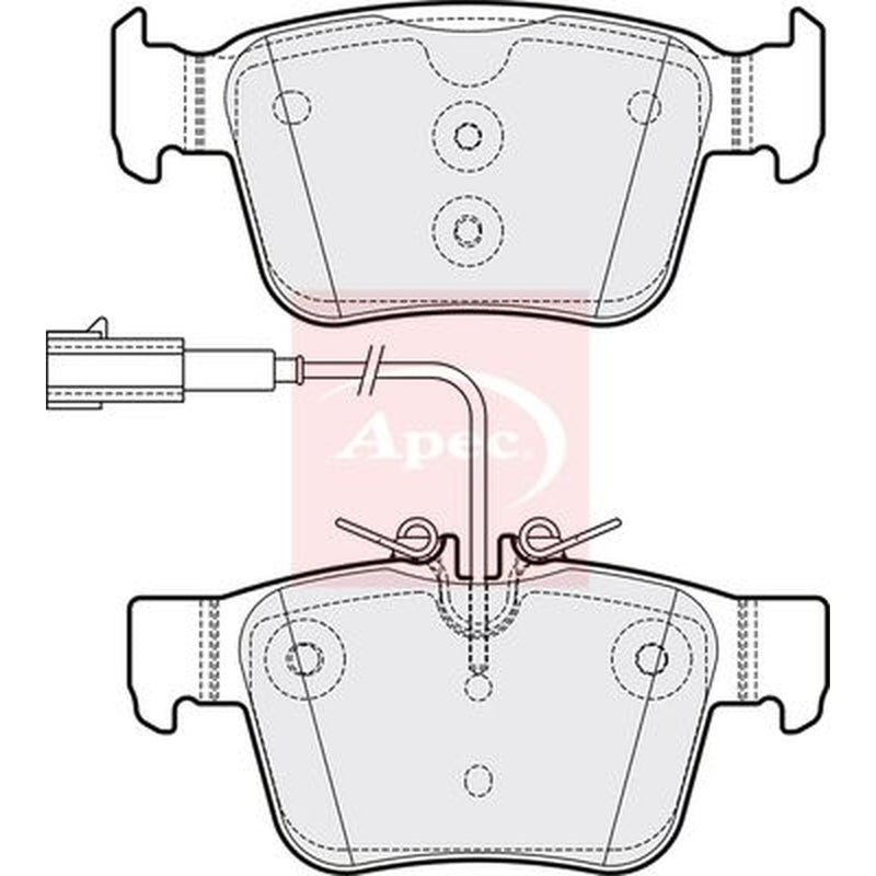 Apec Rear Brake Pad Set PAD2159