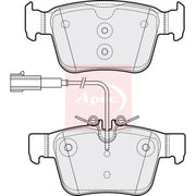 Apec Rear Brake Pad Set PAD2159