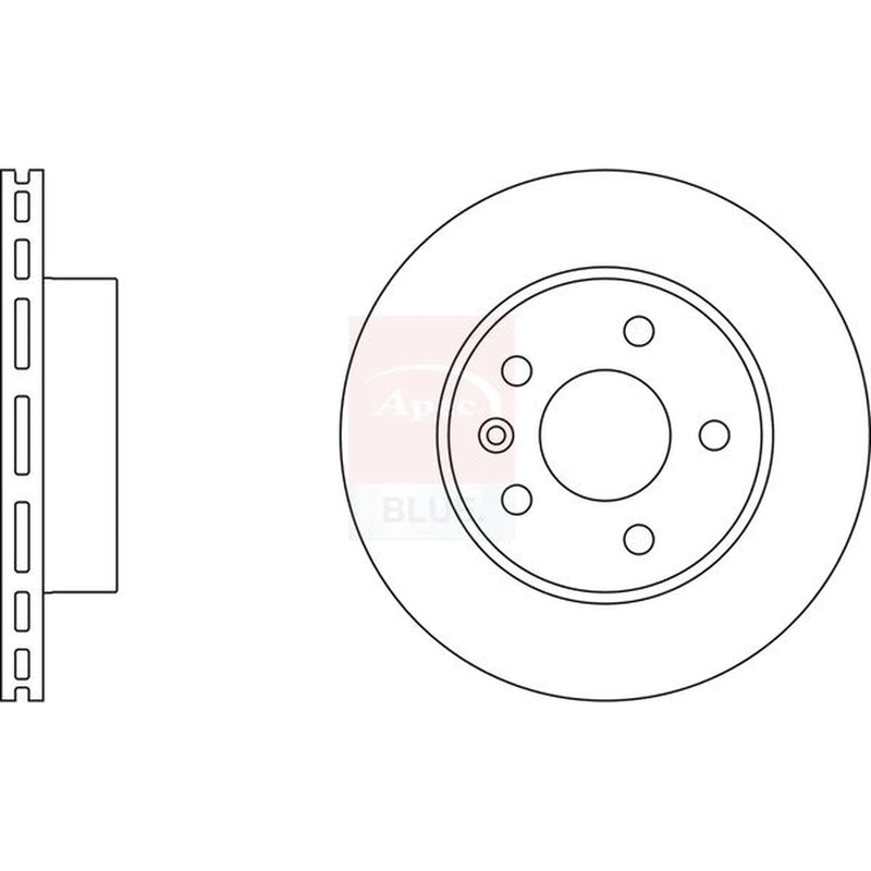 Apec Front Brake Discs SDK6232