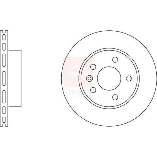 Apec Front Brake Discs SDK6232