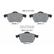 Textar Front Brake Pad Set 2310601