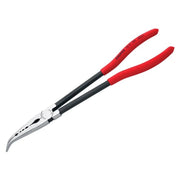 KNIPEX 28 81 280 Long Reach Bent Needle Nose Pliers 280mm - 28 81 280 SB