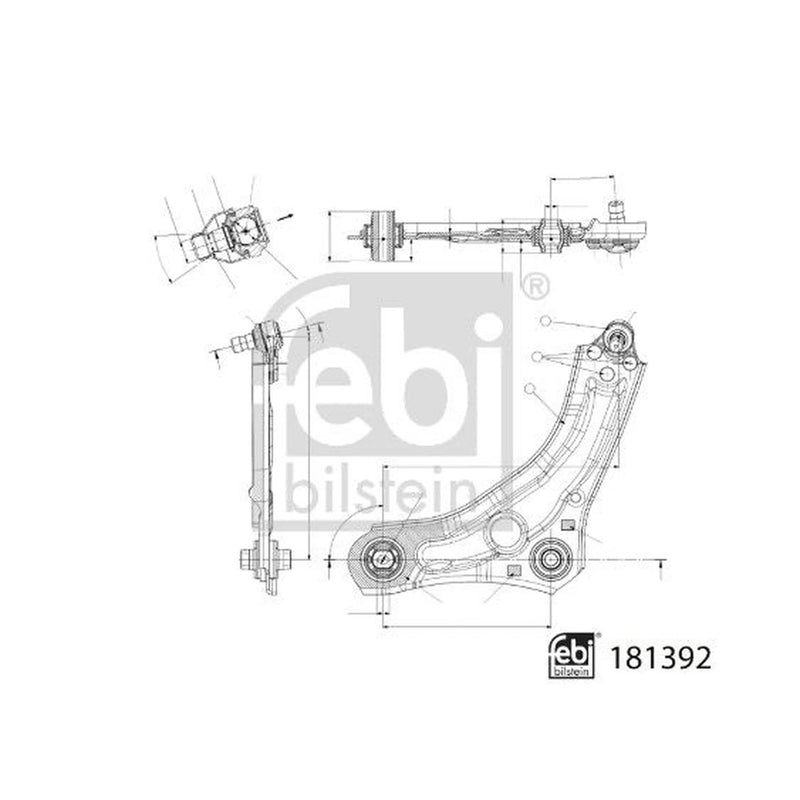 Febi Control/Trailing Arm Lower 181392