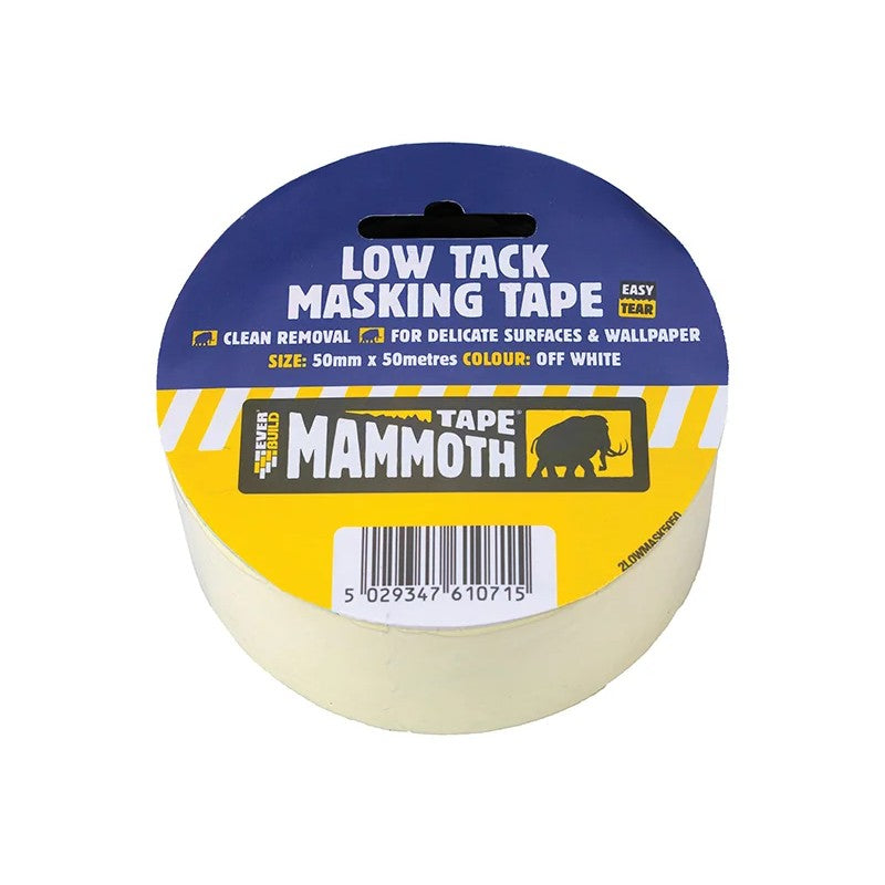 Everbuild Sika Low Tack Masking Tape 25mm x 25m