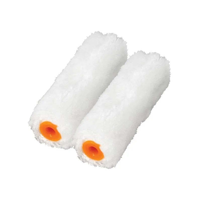 Faithfull Medium Pile Mini Roller Refills 100mm (4in) Pack of 2 - FAIRMINI2M