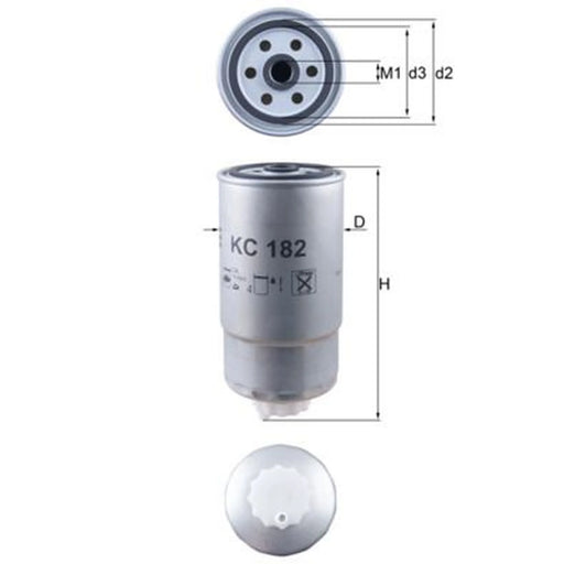 Mahle Fuel Filter Element KC 182