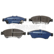 Borg & Beck 4 x Front Brake Pad Set BBP1802