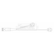 Borg & Beck Brake Pad Wear Sensor Front BWL3170