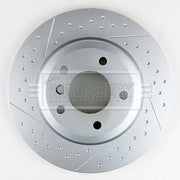 Borg & Beck 2 x Slotted/Perforated Rear Brake Discs BBD6276S