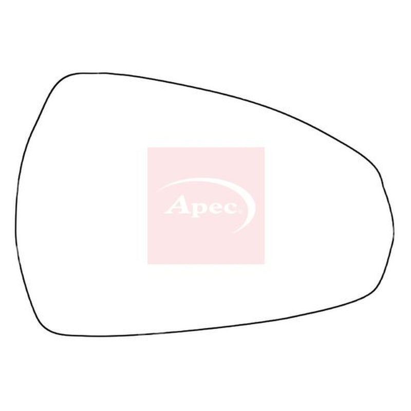 Apec Exterior Wing Mirror Glass Right AMS2092