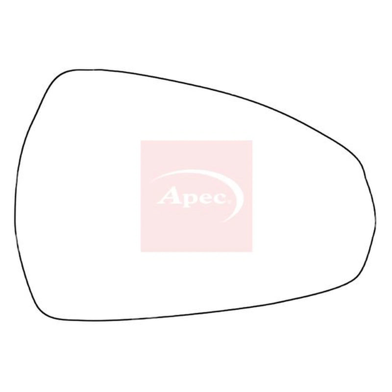 Apec Exterior Wing Mirror Glass Right AMS2092