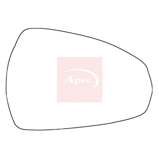 Apec Exterior Wing Mirror Glass Right AMS2092