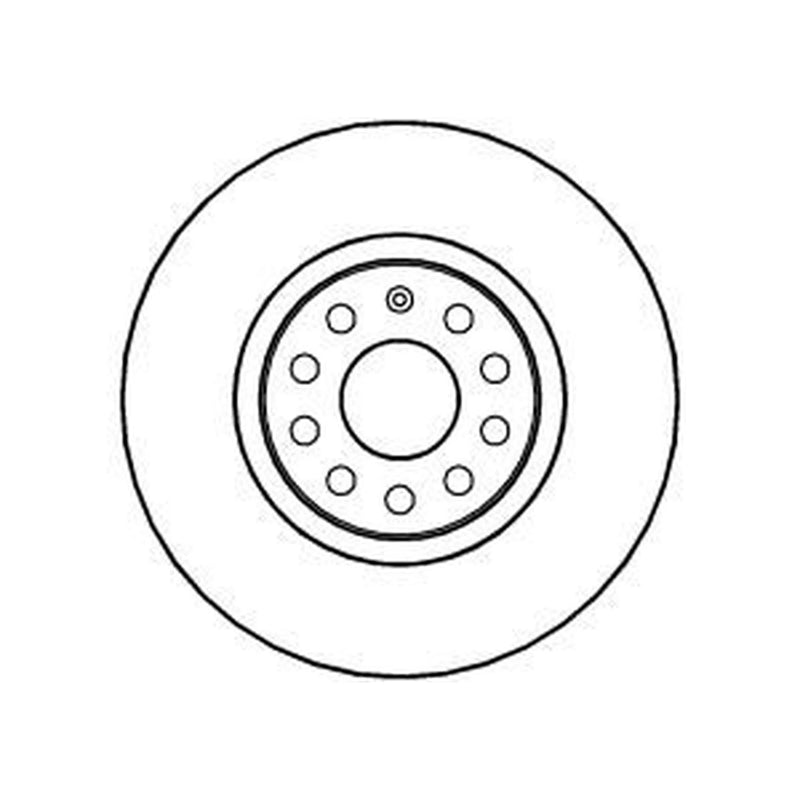 Abtex 2 x Vented Front Brake Discs BD1085V