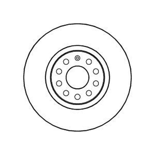 Abtex 2 x Vented Front Brake Discs BD1085V
