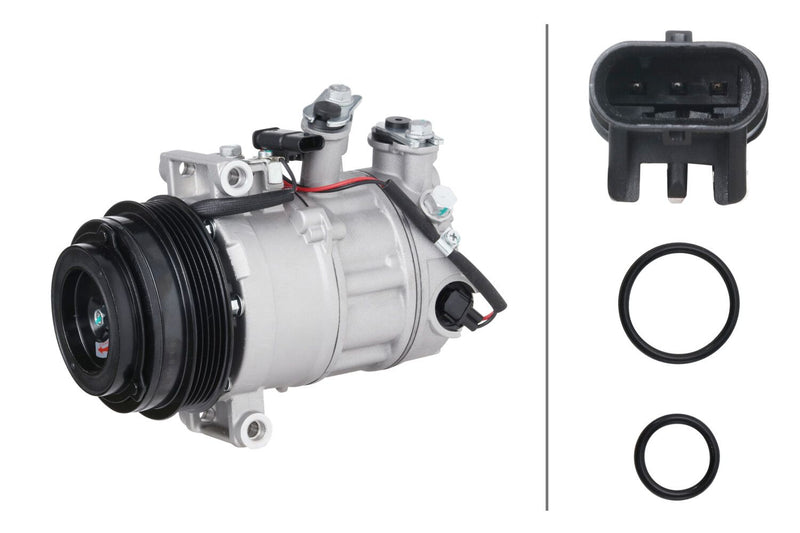 Hella 8FK 366 201-301 Compressor, air conditioning