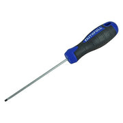 Faithfull Soft Grip Screwdriver Flared Slotted Tip 5.5 x 100mm - FAISDF100