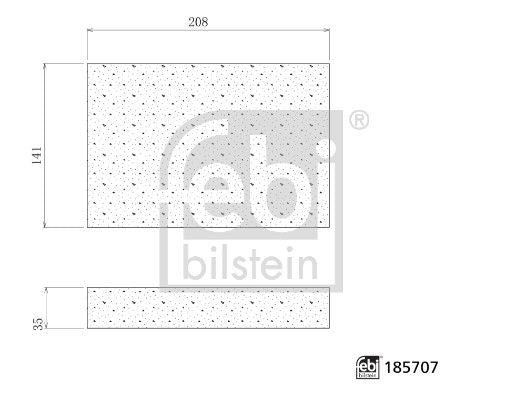 Febi Cabin Air Filter (Pollen Filter)