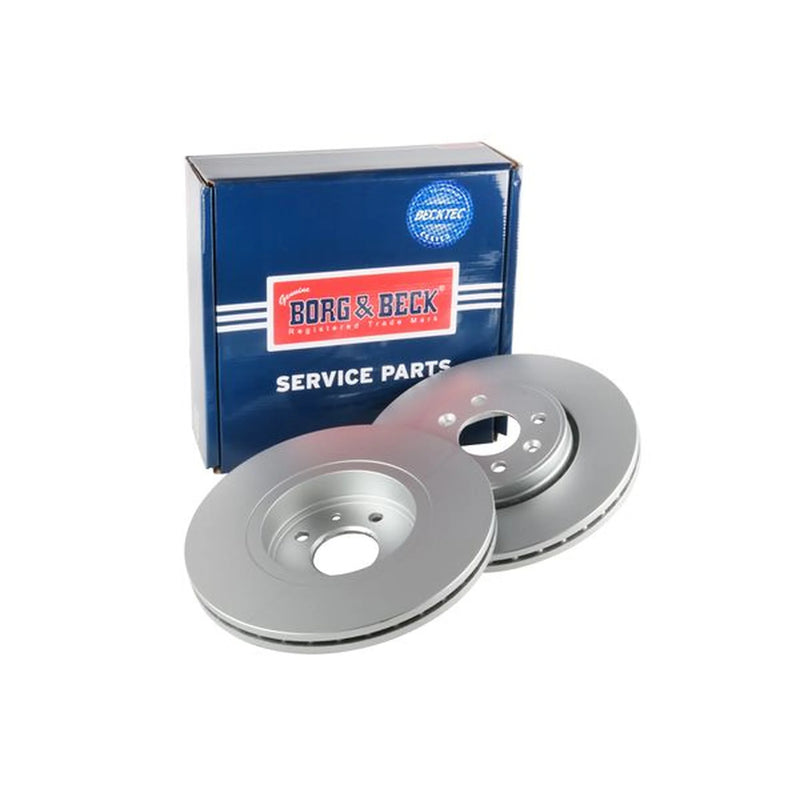 Borg & Beck 2 x Vented Front Brake Discs BBD4219