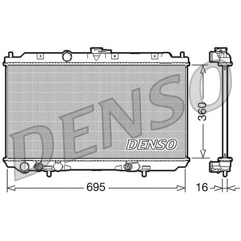 Denso Engine Radiator DRM46028