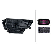 Hella Headlight Headlamp LED Left 1EX 016 263-511