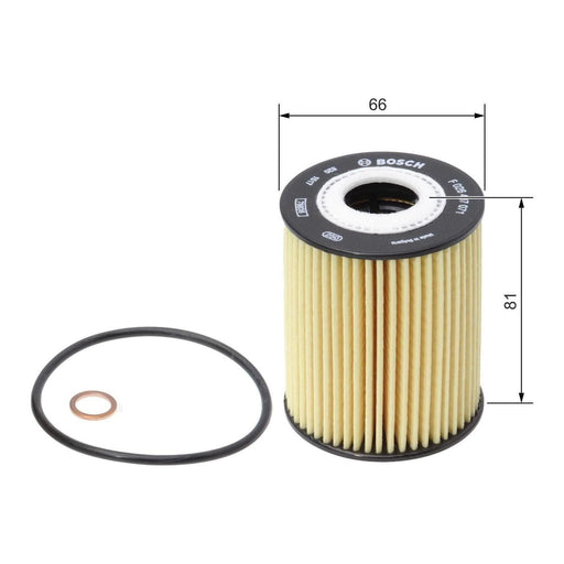 Genuine Bosch Car Oil Filter P7071 Fits Chevrolet Captiva Vcdi - 2.0 - 06-11 F02 Bosch  - Town Parts