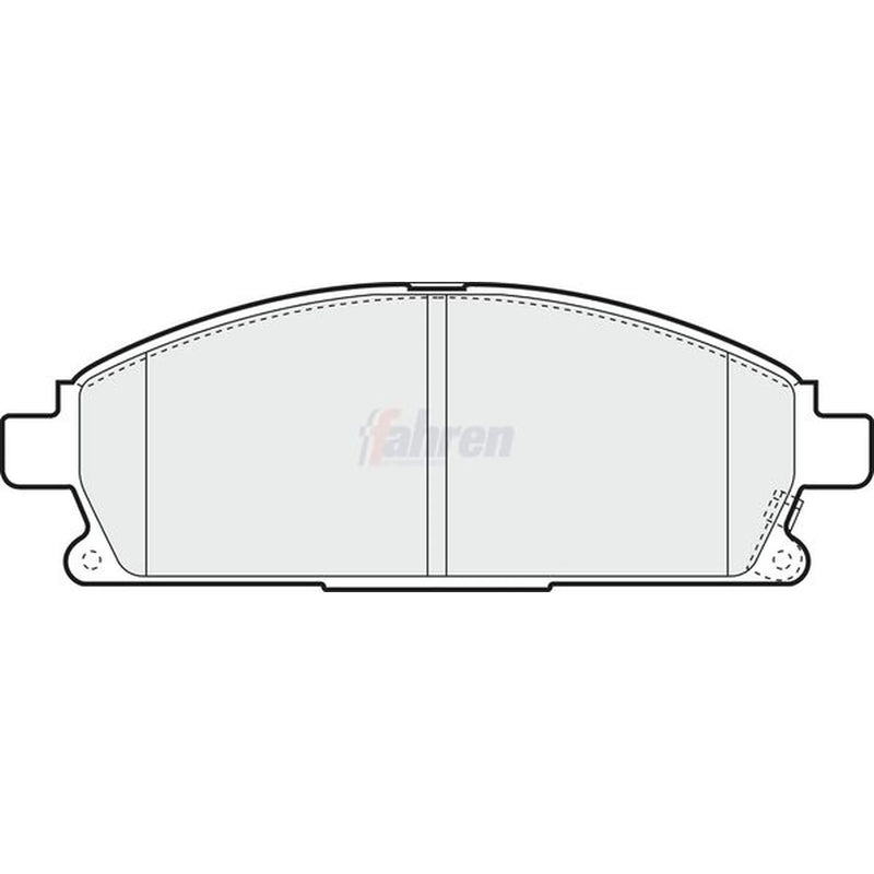 Fahren Front Brake Pad Set FBP3186