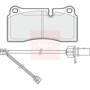 Apec Rear Brake Pad Set PAD1996