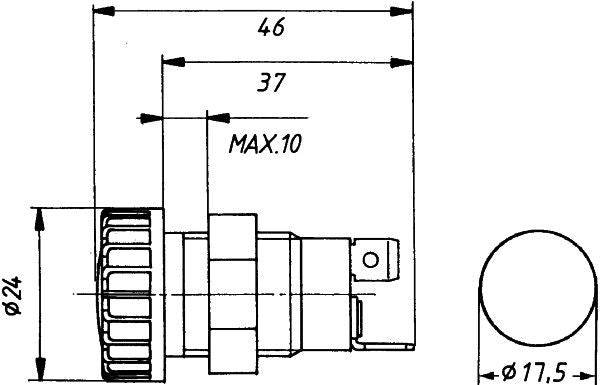 Hella 2AA 008 594-021 Control Lamp