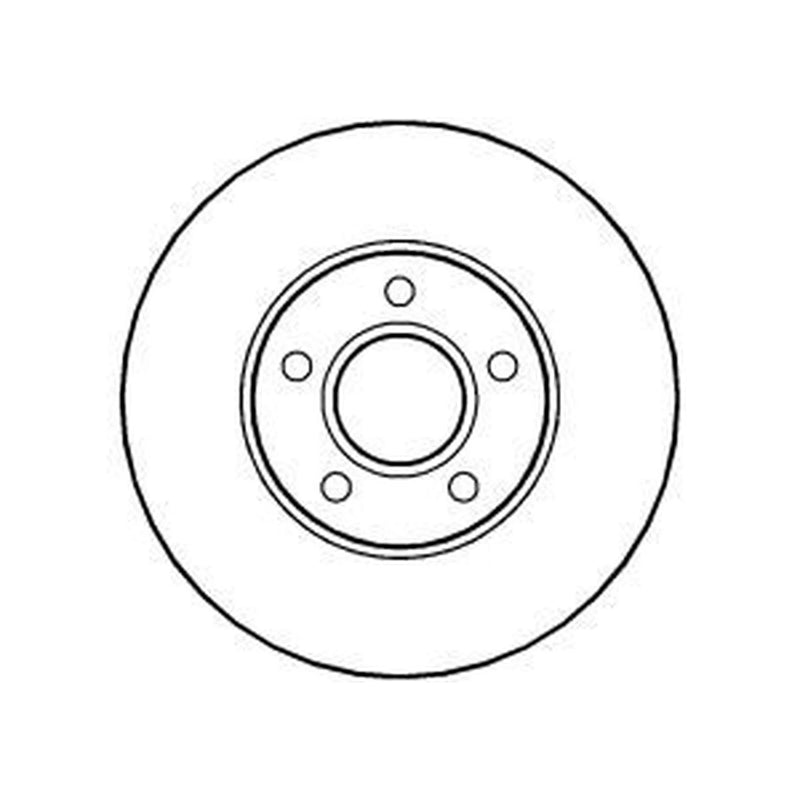 Abtex 2 x Vented Front Brake Discs BD1213V