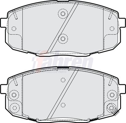 Fahren Front Brake Pad Set