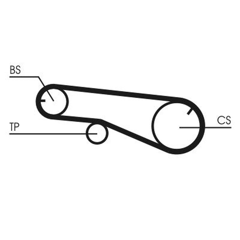 Continental CTAM Timing Belt Kit with Rollers CT1109K1