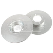 Borg & Beck 2 x Solid Front Brake Discs BBD6366