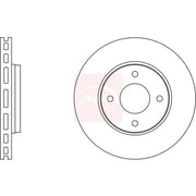 Apec 2 x Vented Front Brake Discs DSK2588