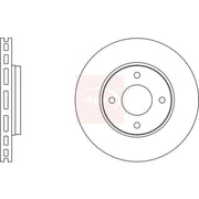Apec 2 x Vented Front Brake Discs DSK2588