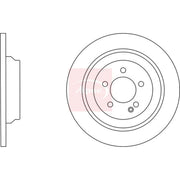 Apec 2 x Solid Rear Brake Discs DSK3151
