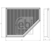 Febi Engine Air Filter 173185