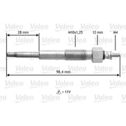 Valeo Diesel Engine Glow Plug 345155